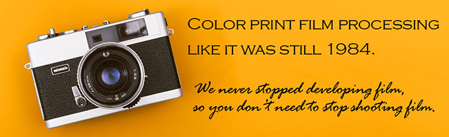 Color print film processing.