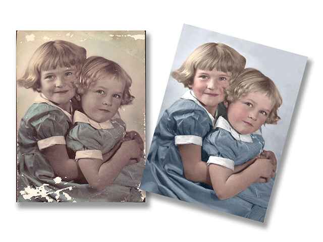 Photo restoration and colorization.